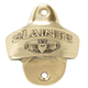 Slainte Claddagh Celtic Wall Brass Bottle Opener polished Brass Keilys.com