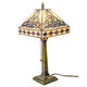 Trinity Lamp Tiffany Style 18 inches high Front View Lit online on Keilys.com