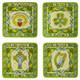 Irish Emblem Coasters Set of 4 Keilys.com