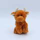 Highland Cow Mini Soft Toy - Brown Baby gift Keilys.com