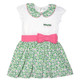 T7499 Pink Bow Irish Design Kids Dress Keilys.com