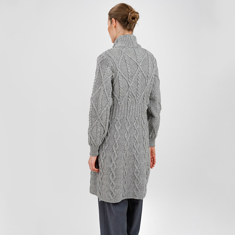 オーラリーmilled wool moal knit long cardigan Namu Shop - Auralee Milled Wool Moal Knit Big Pullover - Light Blue
