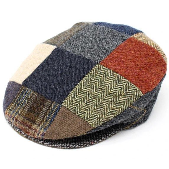 Hanna Hats Vintage Cap Patchwork Tweed | Irish Caps | Keily's