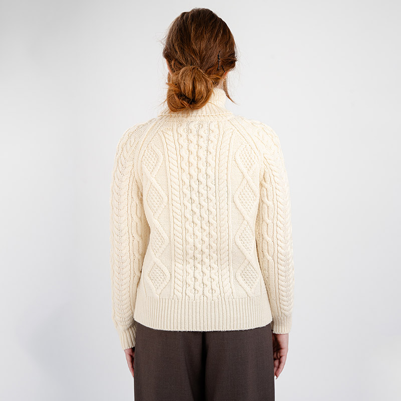 Women's Fisherman Turtleneck Sweater