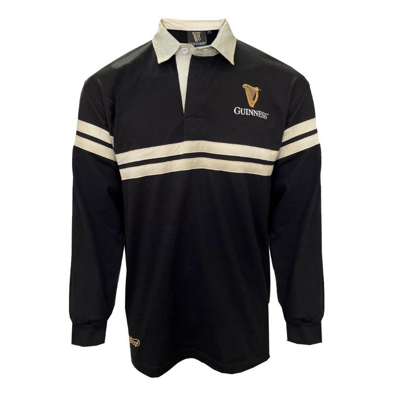トップス Belvet rugby shirt Black M Men's Magic 8™ Cotton Rugby Black – Rowing Blazers