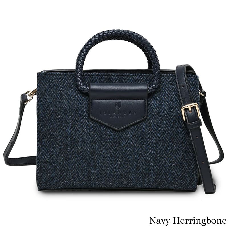 Islander Harris Tweed Vegan Leather Mini Tote Bag