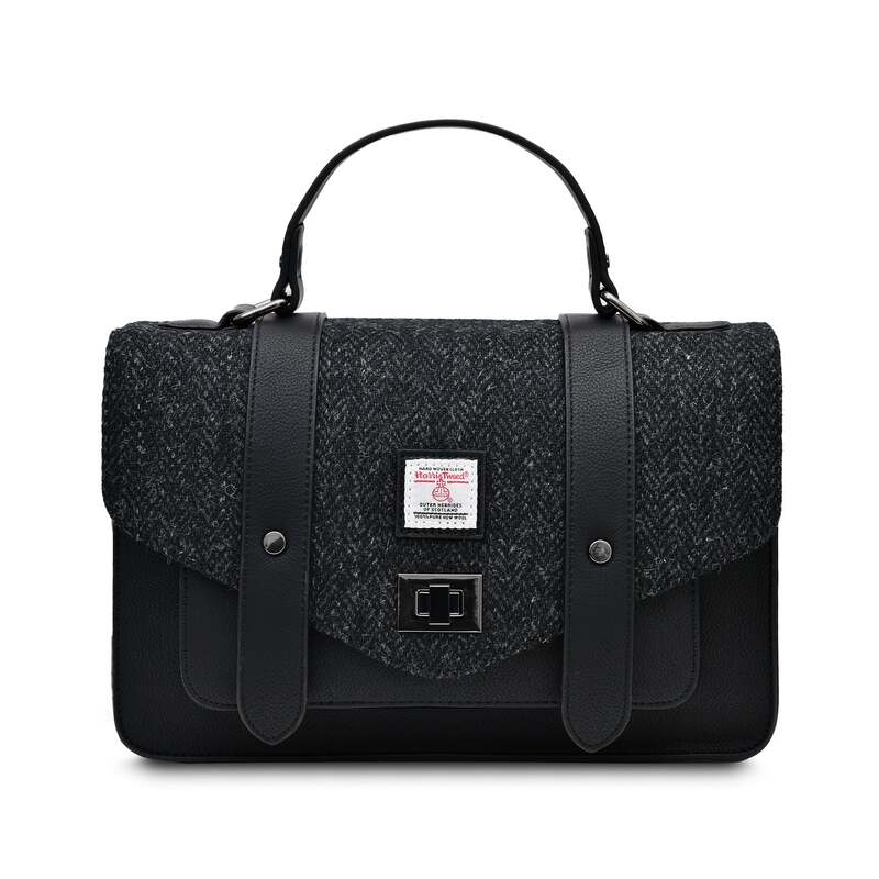 Islander Handcrafted Harris Tweed Large Satchel