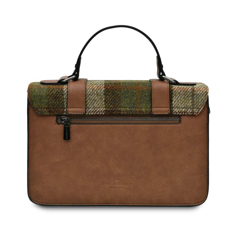 Islander Handcrafted Harris Tweed Large Satchel
