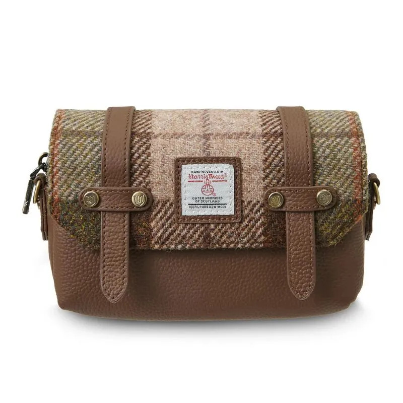 Genuine Leather & Harris Tweed Skye Pouch | Keily's.com