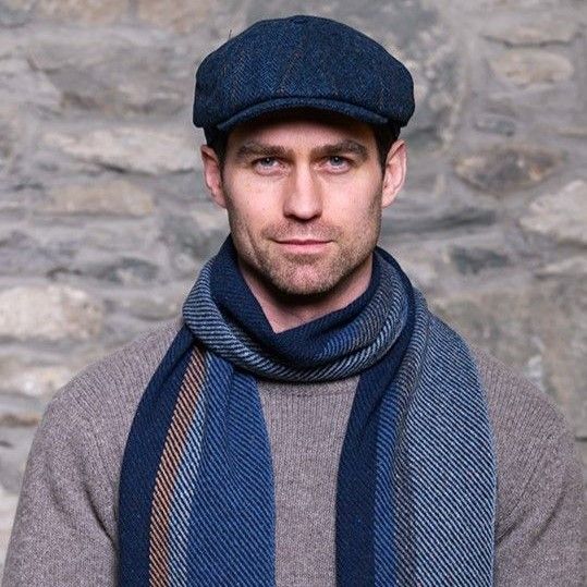 Herren Schiebermütze Wolle Tweed - Irish Newsboy Hut Vintage Style