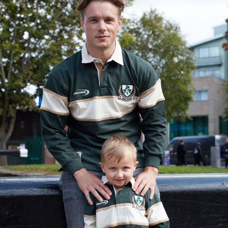 Lansdowne Green Ireland Shamrock Rugby Shirt | Keilys.com