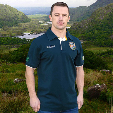 Kieran or O'Kieran Family Crest Ireland Polo Shirt - Irish National Tartan main image 0