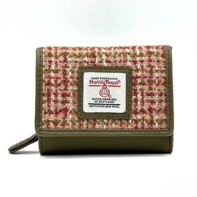 Ladies Harris Tweed Trifold Wallet