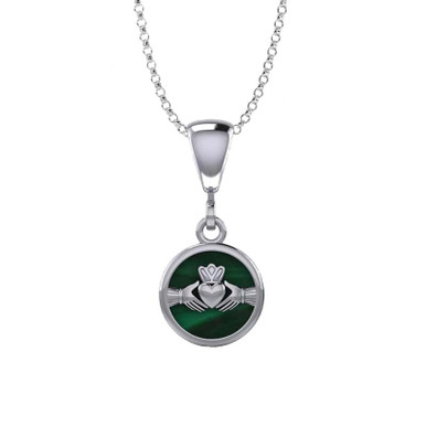 Irish Claddagh Flip 925 Sterling Silver Pendant | Keilys.com