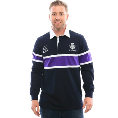 最終値下げ sequel rugby shirt l/s Lサイズ 新品 RSLSN-scotland-rugby-long-