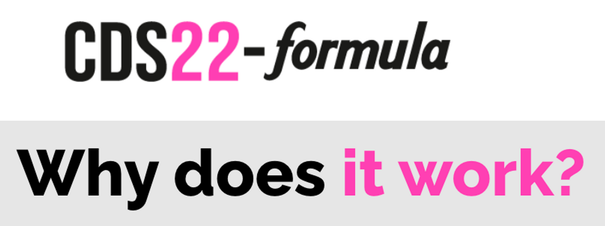 CDS22 Formula - Why does it work? CDS22 Formula - Why does it work?