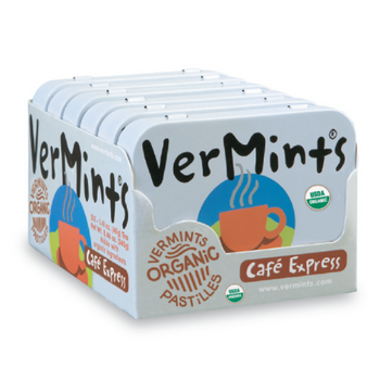 VerMints Organic Café - 6 x 40g Tin Pack