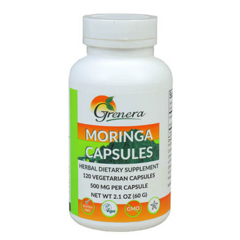 Moringa Powder Capsules (Organic) - 120 Vege Capsules Moringa Powder Capsules (Organic) - 120 Vege Capsules