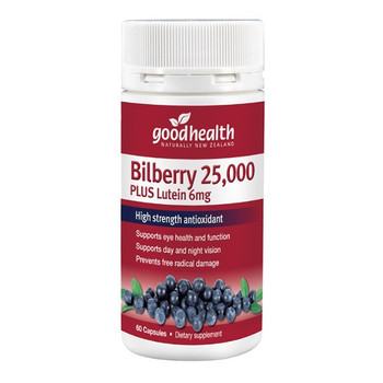 Bilberry 25,000 + Lutein 6mg - 60 Capsules Bilberry 25,000 + Lutein 6mg - 60 Capsules