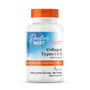 Collagen Types 1 and 3 with Vitamin C 3000mg - 180 Tablets