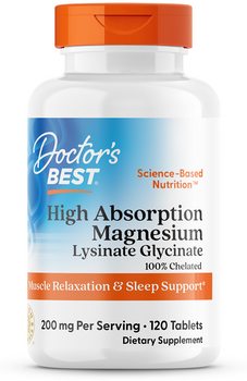 High Absorption 100% Chelated Magnesium - 120 Tablets