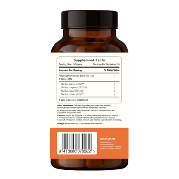 Gutsi SporeBiotic - 30 Vege Capsules Gutsi SporeBiotic - 30 Vege Capsules