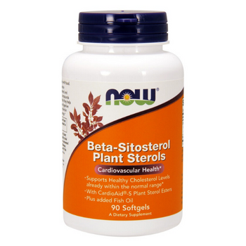 Now Foods Beta-Sitosterol Plant Sterols (Cardiovascular Health) - 90 Softgels Now Foods Beta-Sitosterol Plant Sterols (Cardiovascular Health) - 90 Softgels
