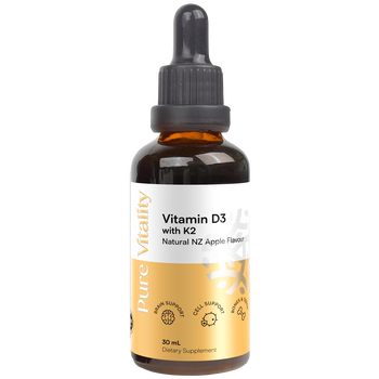Pure Vitality Vitamin D3 + K2 Drops - 30ml Pure Vitality Vitamin D3 + K2 Drops - 30ml