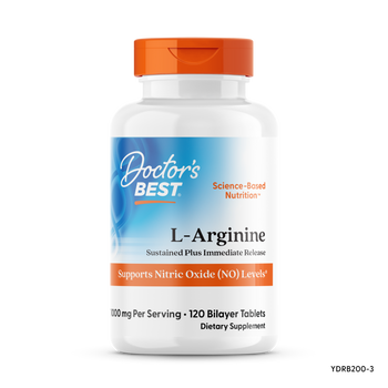 L-Arginine (Sustained + Immediate Release) - 120 Bilayer Tablets