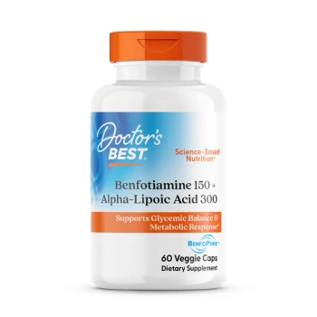 Benfotiamine 150 + Alpha-Lipoic Acid 300 - 60 Vege Capsules