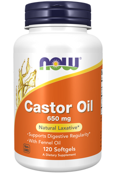 Castor Oil (Digestive Regularity) 650 mg - 120 Softgels Castor Oil (Digestive Regularity) 650 mg - 120 Softgels