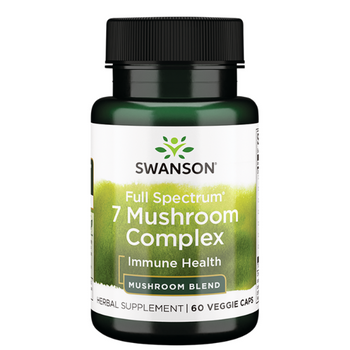 Swanson Full Spectrum 7 Mushroom Complex (Organic) - 60 Vege Capsules Swanson Full Spectrum 7 Mushroom Complex (Organic) - 60 Vege Capsules