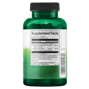 Swanson Go-Less Bladder Control Formula (Maximum Strength) - 90 Softgels