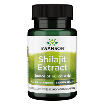 Shilajit Extract Standardised 400mg - 60 Vege Capsules Shilajit Extract Standardised 400mg - 60 Vege Capsules
