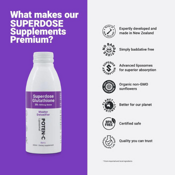 Poten-C Superdose Liposomal Glutathione 500mg  Poten-C Superdose Liposomal Glutathione 500mg