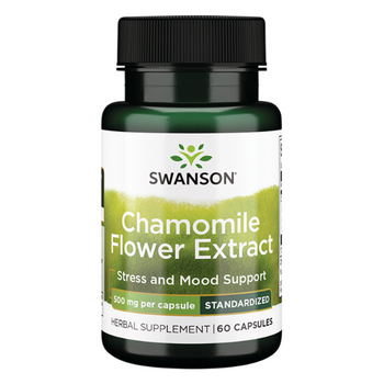 Swanson Chamomile Flower Extract 500mg - 60 Capsules Swanson Chamomile Flower Extract 500mg - 60 Capsules
