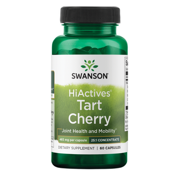 Swanson Tart Cherry HiActives 465mg - 60 Capsules Swanson Tart Cherry HiActives 465mg - 60 Capsules
