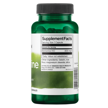 Swanson Berberine 400mg - 60 Capsules Swanson Berberine 400mg - 60 Capsules