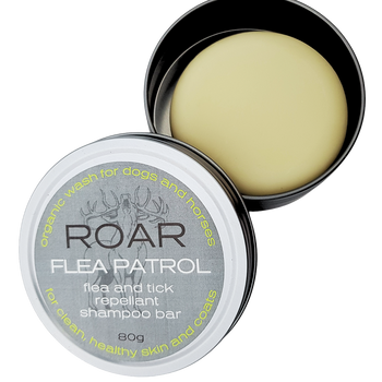 ROAR – Flea Patrol Shampoo Bar – Tin 80g ROAR – Flea Patrol Shampoo Bar – Tin 80g