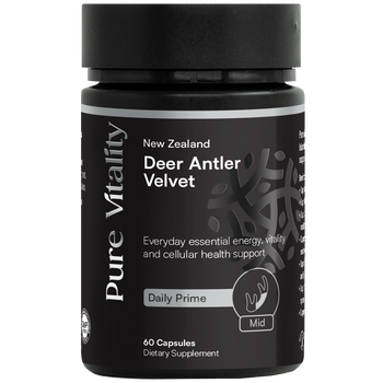 Pure Vitality Deer Antler Velvet Daily Prime 250mg - 60 Capsules Pure Vitality Deer Antler Velvet Daily Prime 250mg - 60 Capsules