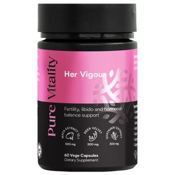 Pure Vitality Her Vigor Vitality - 60 Capsules Pure Vitality Her Vigor Vitality - 60 Capsules