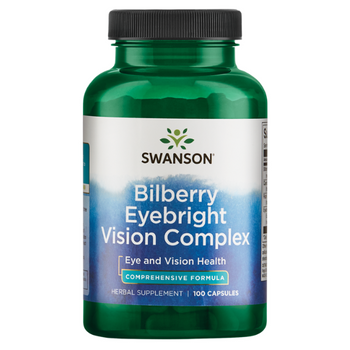 Swanson Bilberry Eyebright Vision Complex - 100 Capsules Swanson Bilberry Eyebright Vision Complex - 100 Capsules