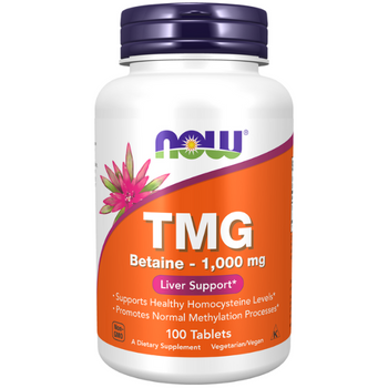 NOW Foods TMG (Trimethylglycine) 1000mg - 100 Tablets NOW Foods TMG (Trimethylglycine) 1000mg - 100 Tablets