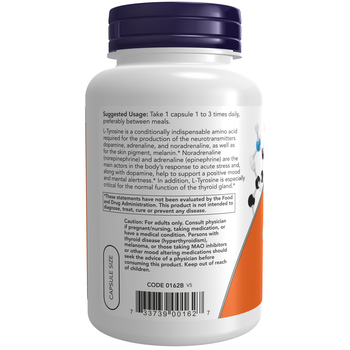 L-Tyrosine 500mg (Neurotransmitter Support) - 120 Vege Capsules L-Tyrosine 500mg (Neurotransmitter Support) - 120 Vege Capsules
