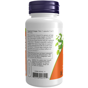 Maca 500mg - 100 Vege Capsules Maca 500mg - 100 Vege Capsules