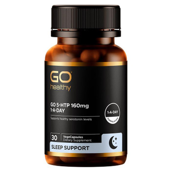 GO 5-HTP 1-A-Day 160mg - 30 Vege Capsules