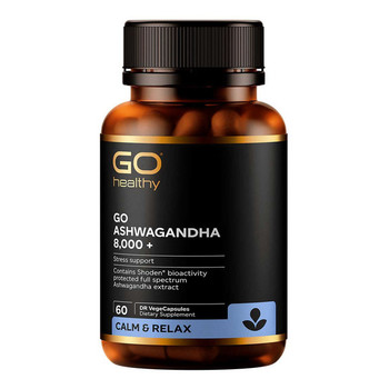 GO Ashwagandha 8000+ - 60 Vege Capsules GO Ashwagandha 8000+ - 60 Vege Capsules