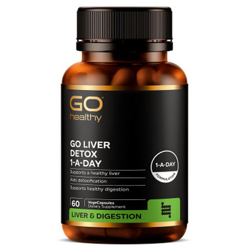 GO Liver Detox 1-a-day - 60 Vege Capsules