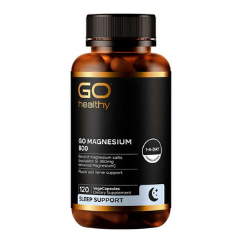 GO Magnesium 800 (High Dose Muscle & Nerve Support) - 120 Vege Capsules GO Magnesium 800 (High Dose Muscle & Nerve Support) - 120 Vege Capsules