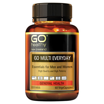 GO Multi Everyday (Multi Vitamin & Mineral) - 60 Vege Capsules GO Multi Everyday (Multi Vitamin & Mineral) - 60 Vege Capsules